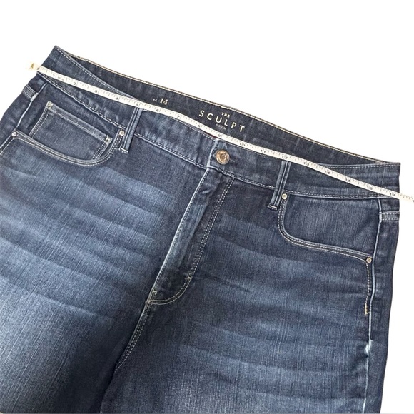 White House Black Market Slim Sculpt High Rise Jeans Womens Size 14 - Picture 6 of 9